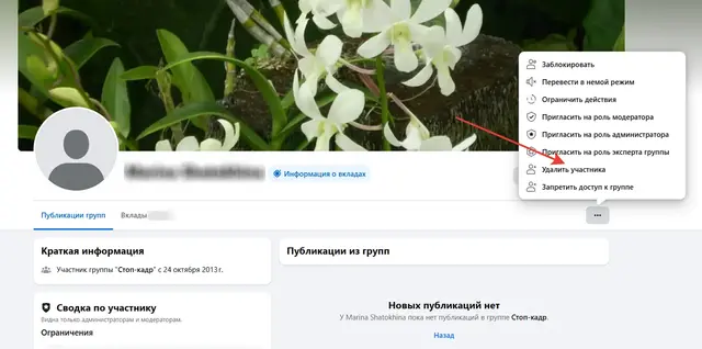 Как приостановить или удалить группу в Facebook