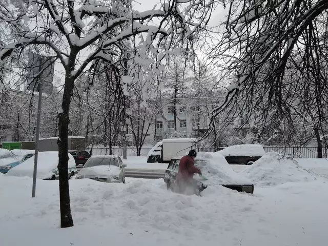 Гольяново. Снегопад - 2018.