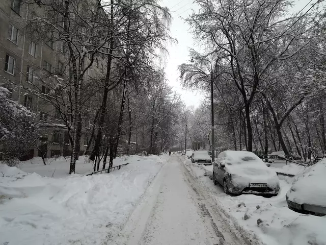 Гольяново. Снегопад - 2018.