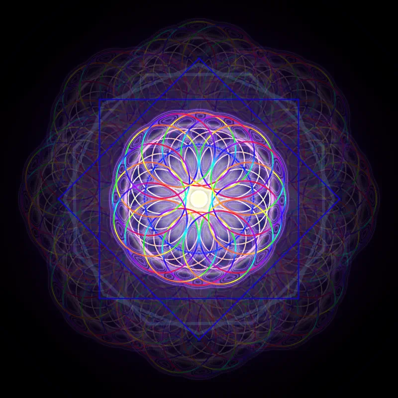 violet fractal